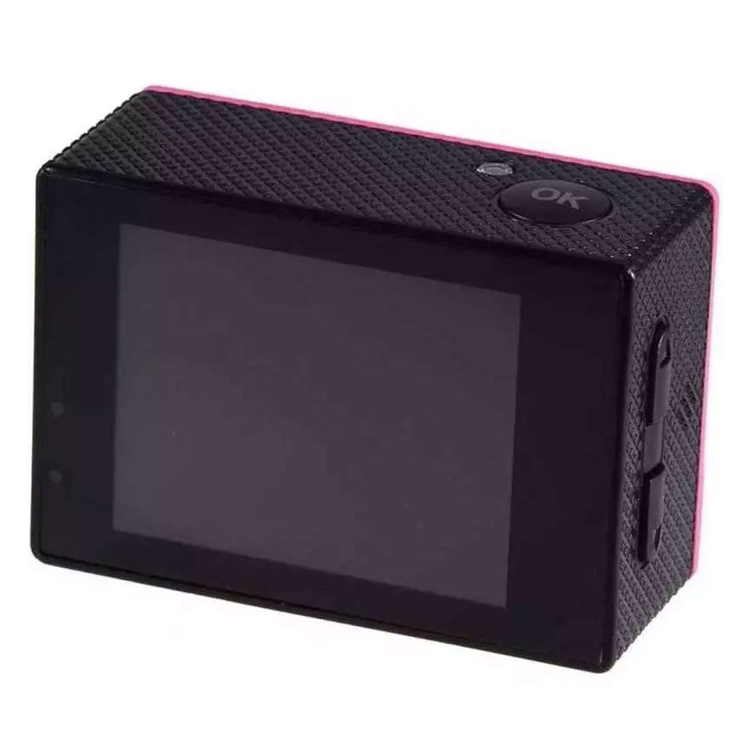 Camera Sport Waterproof EDAR, 32 GB, LCD, 30 FPS, HD 1080P, 12M, 2 inch, Autonomie 90 min, Roz