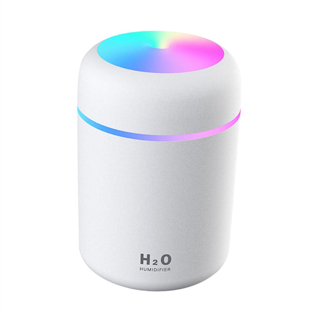 Umidificator, Diffuser pentru Casa, Birou sau Masina, LED, 300mL