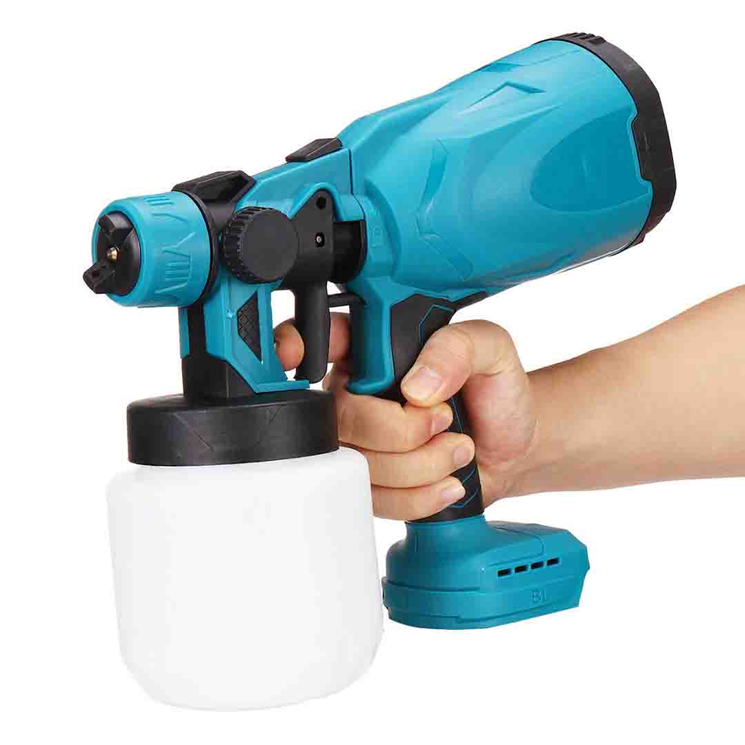 Pistol de Vopsit, 2 Acumulatori de 48V, Rezervor 800mL, 650mL/min