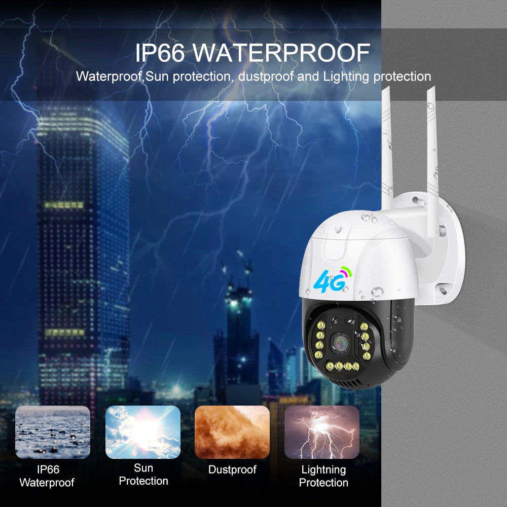 Camera de supraveghere, SIM 4G si senzor de miscare