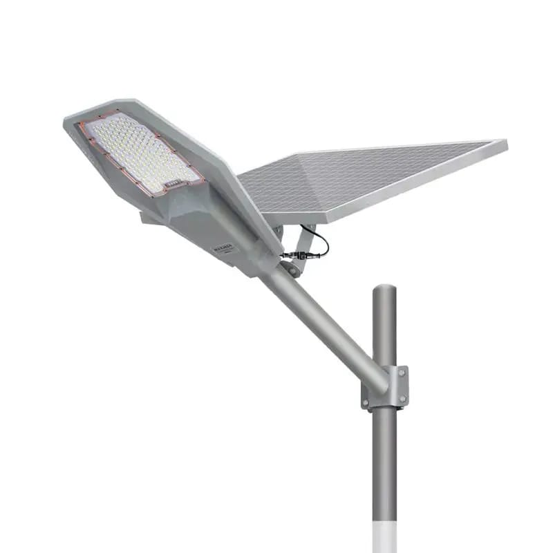 Lampa Solara Stradala Jorton, LED 600W, panou solar, telecomanda, suport inclus