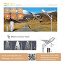 Lampa Solara Stradala Jorton, LED 600W, panou solar, telecomanda, suport inclus