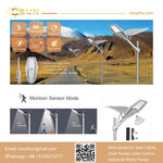 Lampa Solara Stradala Jorton, LED 600W, panou solar, telecomanda, suport inclus