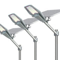 Lampa Solara Stradala Jorton, LED 600W, panou solar, telecomanda, suport inclus