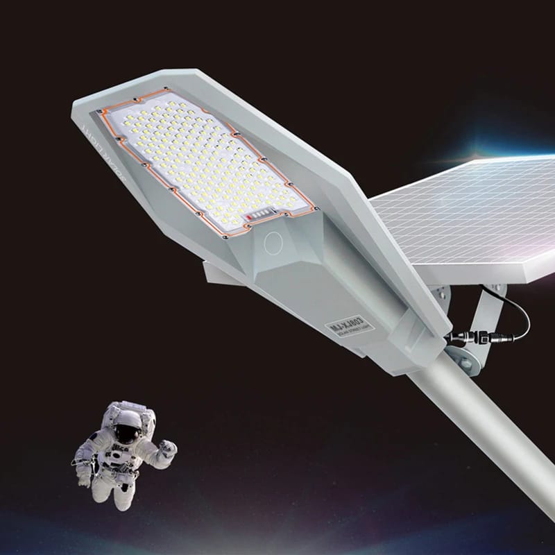 Lampa Solara Stradala Jorton, LED 600W, panou solar, telecomanda, suport inclus