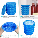 Forma pentru Gheata Silicon, 2 in 1, Frapiera, Racire Bauturi