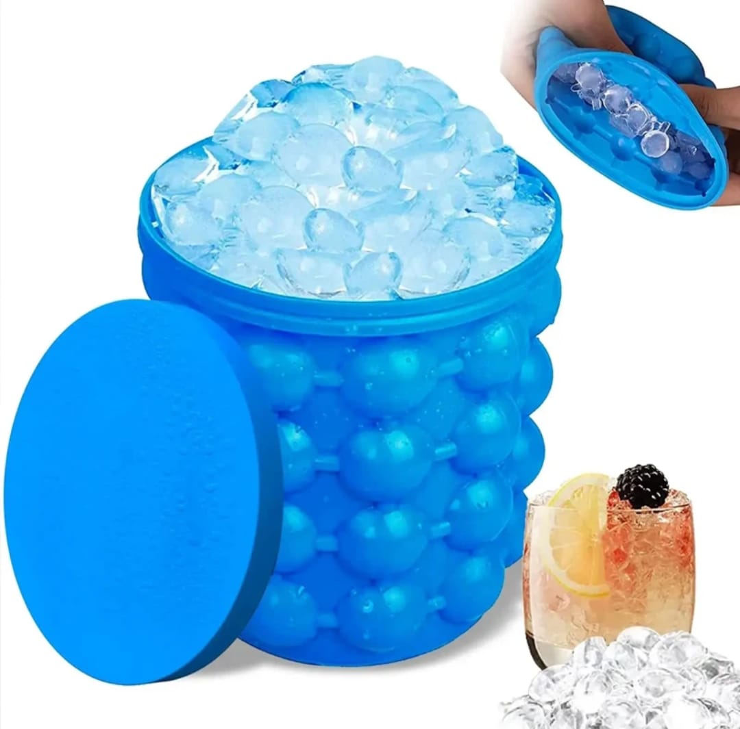 Forma pentru Gheata Silicon, 2 in 1, Frapiera, Racire Bauturi