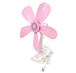 Ventilator de birou, cu clema de prindere