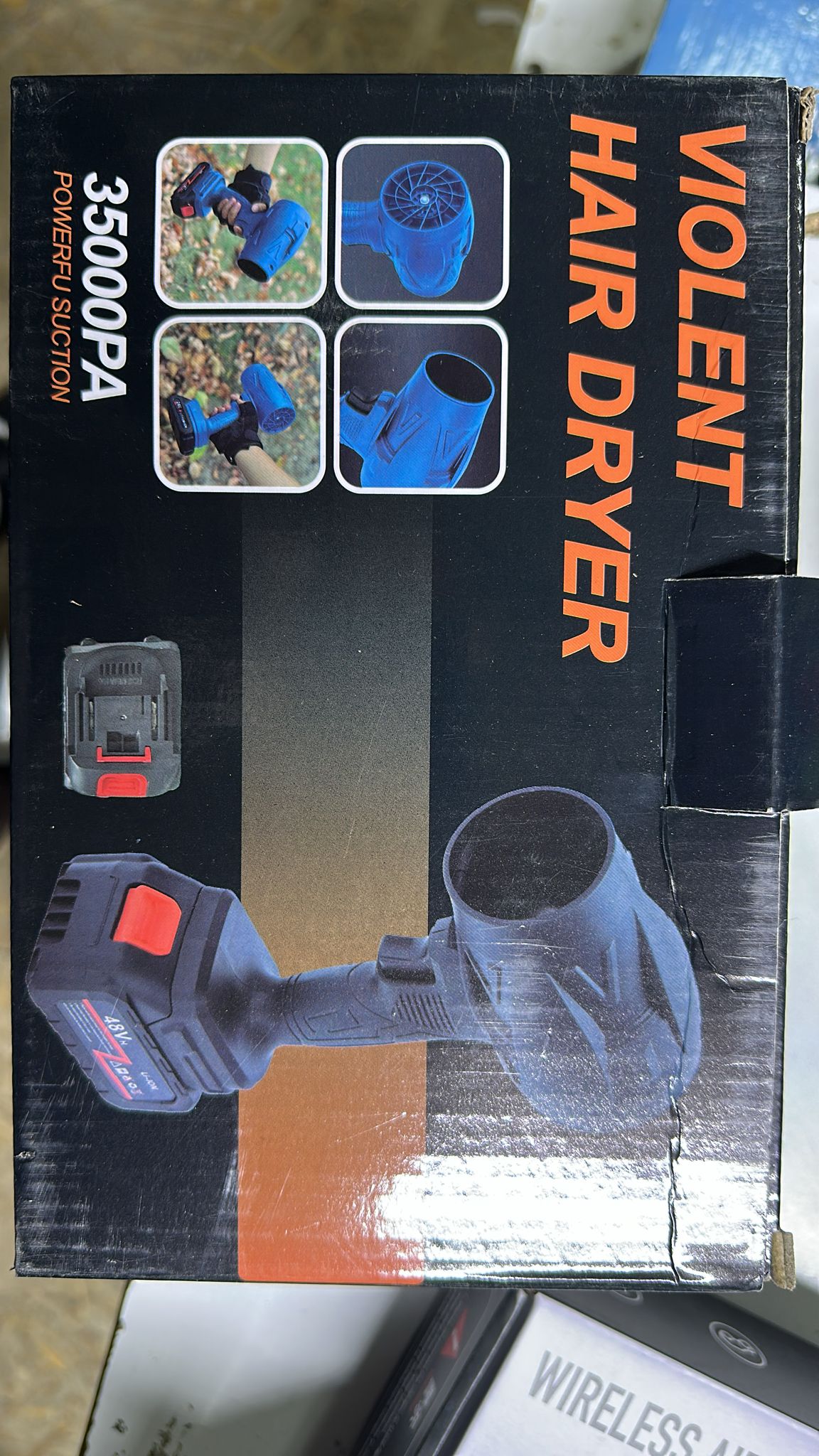 Suflantă de aer fără perii Turbo Fan, 1 Acumulator