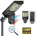 Lampa Stradală Solară V380 cu Cameră 4MP, Conectivitate 4G, PTZ Inteligent și Interfon Vocal Bidirecțional