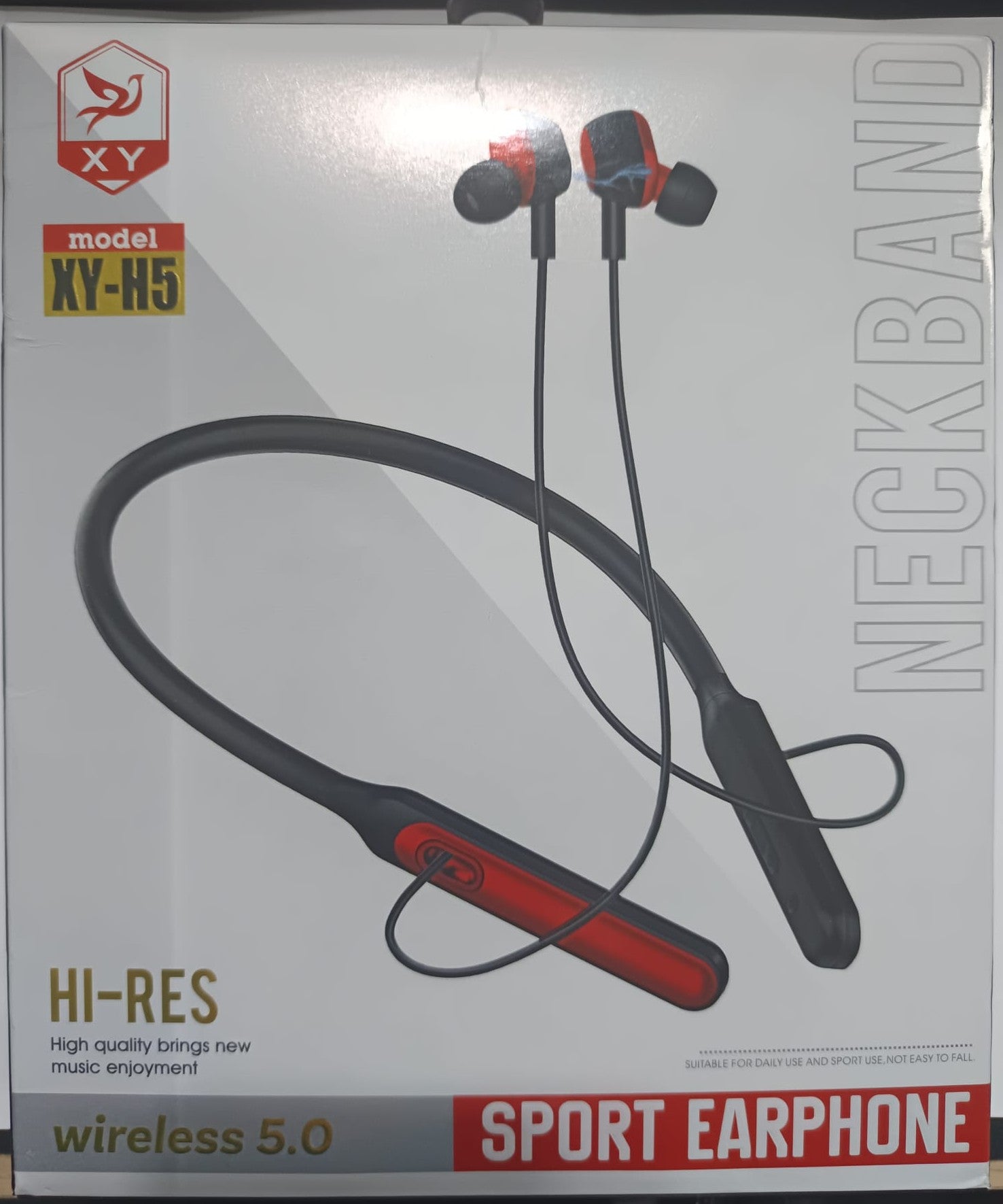 Casti In-Ear, Sport Wireless, Bluetooth 4.2, rosu