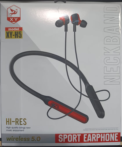 Casti In-Ear, Sport Wireless, Bluetooth 4.2, rosu