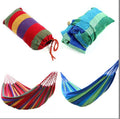 Set 2 Hamace Multicolore pentru o Persoana, 200×80 cm cu Accesorii de Prindere