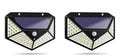 Set de 2 Lampi solare cu senzor de miscare, 100 LED