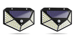 Set de 2 Lampi solare cu senzor de miscare, 100 LED