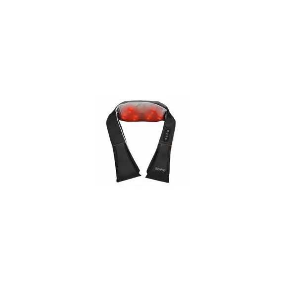Aparat masaj cervical, ENGROS, functie de incalzire prin infrarosu, NEGRU
