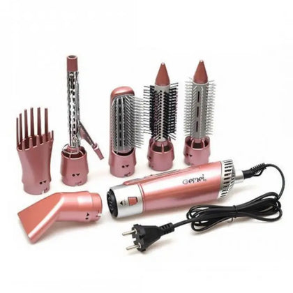 Uscator de par profesional Gemei  4831 - 7 in 1, Pink, 2200w