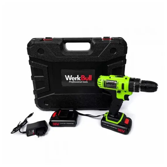 Autofiletanta, Bormasina cu 2 Acumulatori, 36V, 5 Ah, 119 Accesorii
