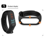 Bratara Fitness-Smart M5, ecran 0.86inch, Masurare Ritm Cardiac, Notificari, Bluetooth, Negru