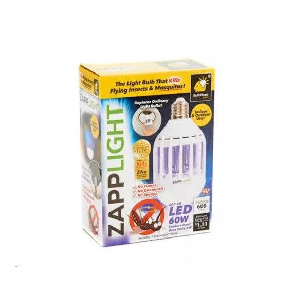 Bec LED antiinsecte cu lampa UV anti-tantari, insecte 600 lm, 60 W