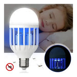 Bec LED antiinsecte cu lampa UV anti-tantari, insecte 600 lm, 60 W