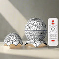 Proiector de stele in forma de ou dinozaur, Zola, bluetooth, 4 moduri de iluminare, 19 sunete de relaxare, 10W, telecomanda
