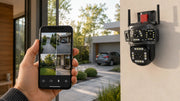 Monitorizarea camerei Wi-Fi cu patru module de pe telefon