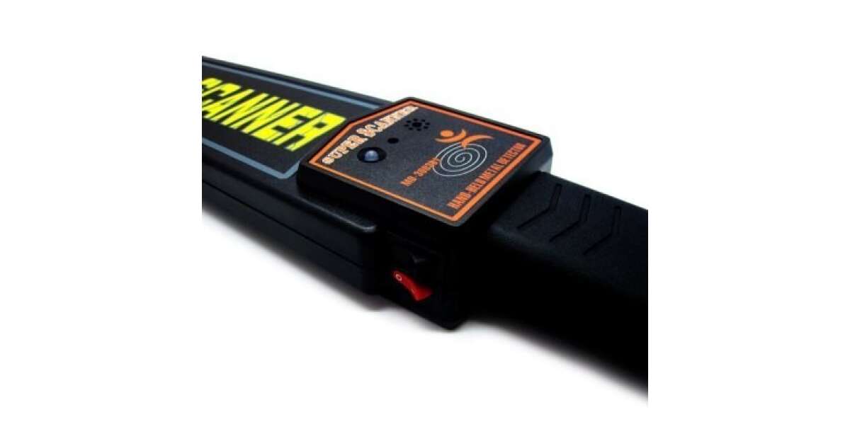 Detector de metale, Super Scanner, Negru