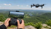 Controlul dronei E99 și vizualizarea imaginii pe telefon