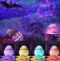 Proiector de stele in forma de ou dinozaur, Zola, bluetooth, 4 moduri de iluminare, 19 sunete de relaxare, 10W, telecomanda