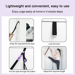 Curea pentru yoga, pilates, gimnastica, cu 10 bucle