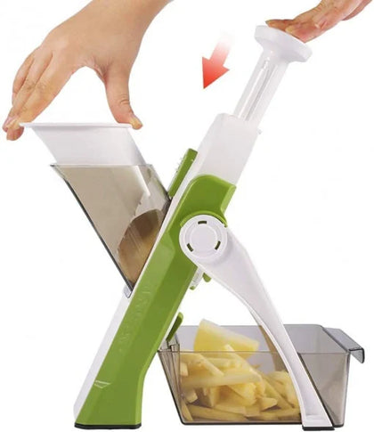 Feliator de legume multifunctional, 30 de taieturi diferite, razatoare bucatarie taiere cartofi presa manuala, pliabil