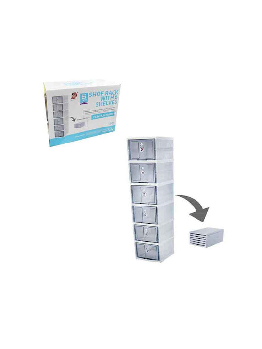 Raft pentru încălțăminte cu 6 compartimente separate