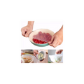 Set 4 folii pentru alimente din silicon reutilizabile, Stretch and Fresh