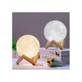 Lampa De Veghe In Forma De Luna 3D Moon Light, Schimbare Culoare La Atingere