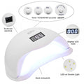 Lampa profesionala, UV LED SUN 48 watt, double light hybrid, pentru manichiura unghii false