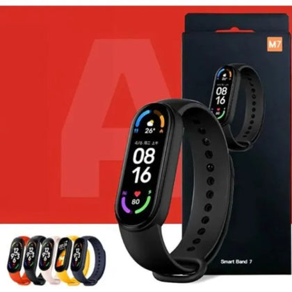 Bratara Fitness-Smart M7, ecran 0.86inch, Masurare Ritm Cardiac, Notificari, Bluetooth