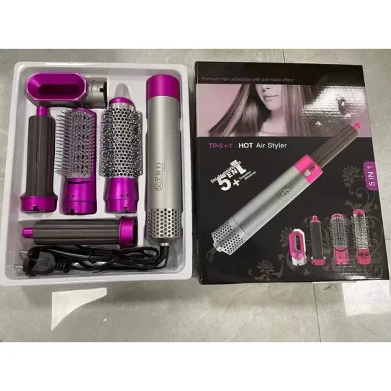 Perie de Par 5 in 1 Multifunctionala Hot Air Styler