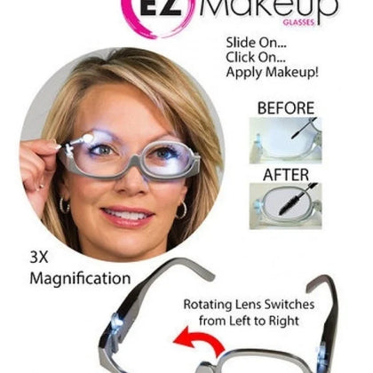 Ochelari cu LED pentru machiaj EZ Makeup Glasses