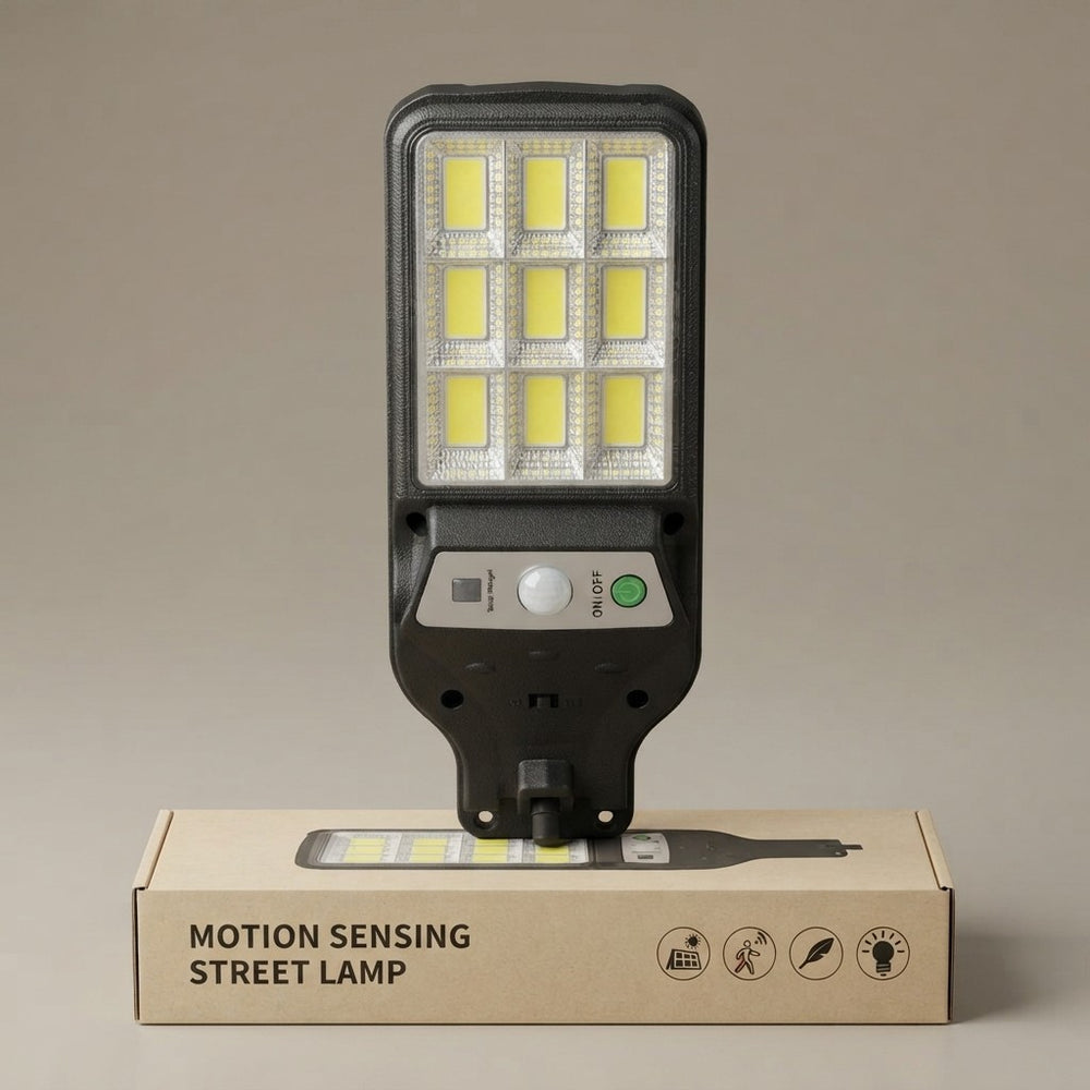 Lampa solara de exterior JY-150, senzor de miscare