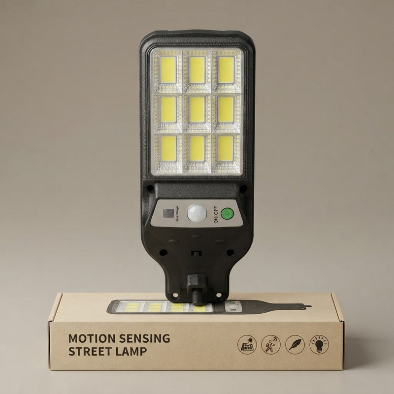 Lampa solara de exterior JY-150, senzor de miscare