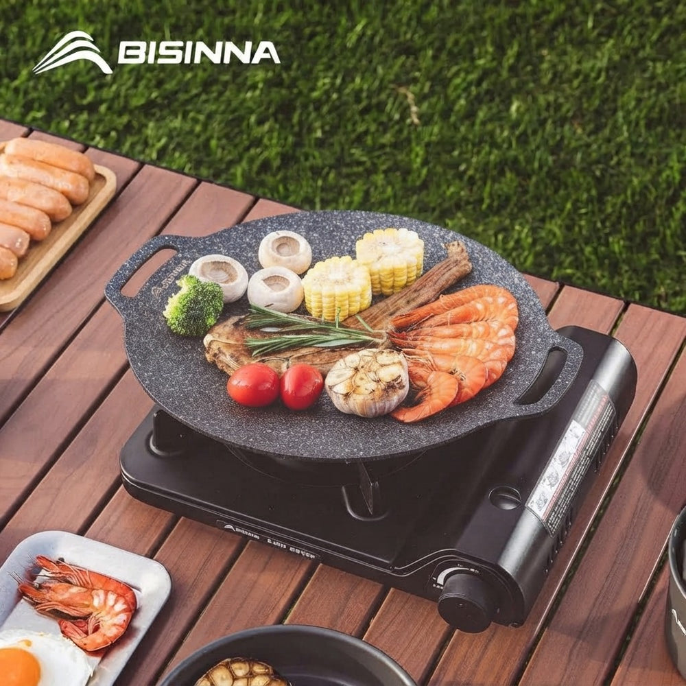Plită Koreana pentru grătar, camping în aer liber, multifunctionala