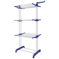 Uscator Vertical pentru Rufe Haine, Flyme, 3 Nivele, Pliabil, Suporturi Pentru Umerase, Otel inoxidabil, 169cm x 64cm x 72cm