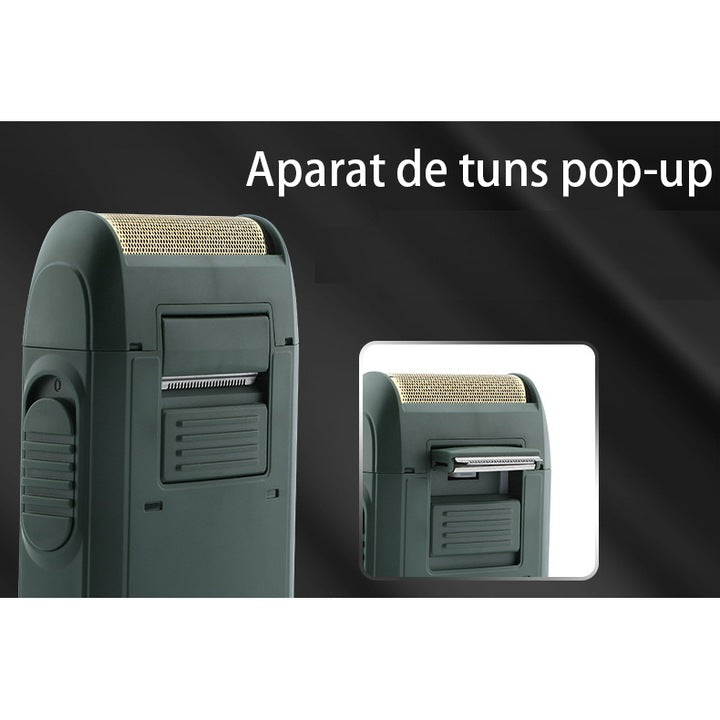 Aparat de ras electric pentru barbati, LED, USB
