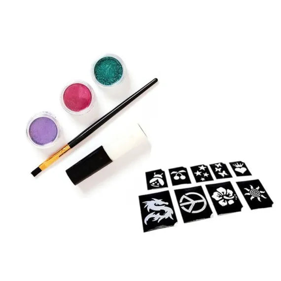 Kit pentru tatuaje cu sclipici Shimmer Glitter Tattoos