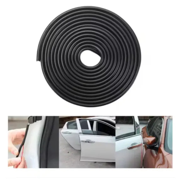 Rola Cheder INELAG cu Insertie Metalica 5m, Negru, pentru Uși Auto
