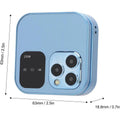 Telefon de buzunar pliabil Flip Phone 4.5 cm i16 Pro, Dual SIM, camera, Bluetooth MP4