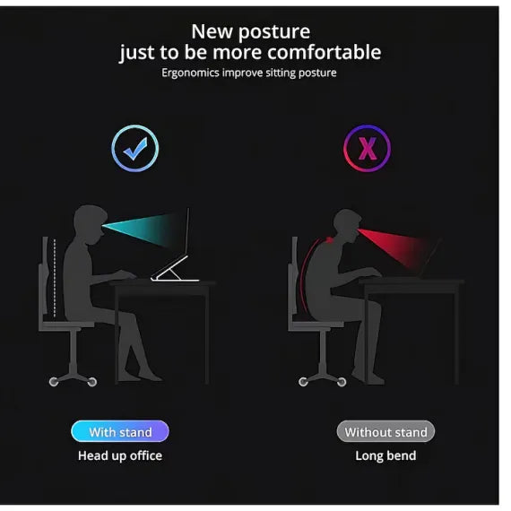 Suport portabil pentru laptop, PLASTIC de inalta calitate