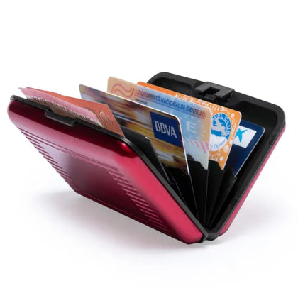 Portofel antifurt, tip Tabachera, cu Protectie RFID