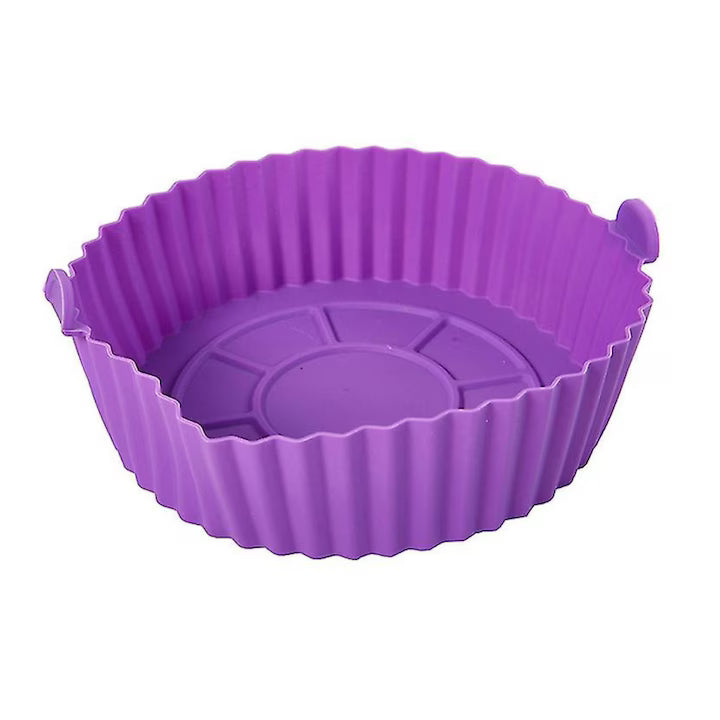 Tava silicon pentru copt, prajit, friteuza, 20x4.5 cm/ 16x4.5 cm
